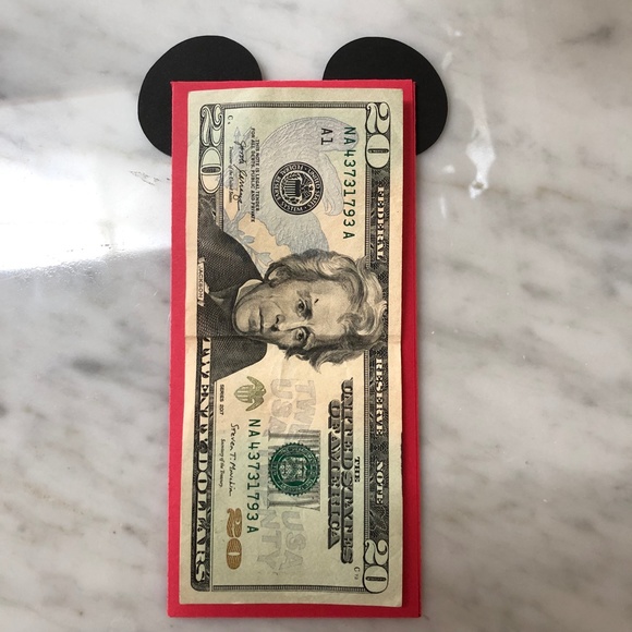 Personalized & Customized Disney Mickey Mouse Birthday Boy Gift Money Envelope - Picture 7 of 9